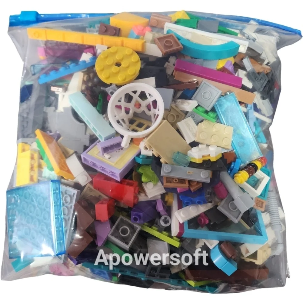 Lego Misc Lot Assorted One Gallon Zip Bag #8